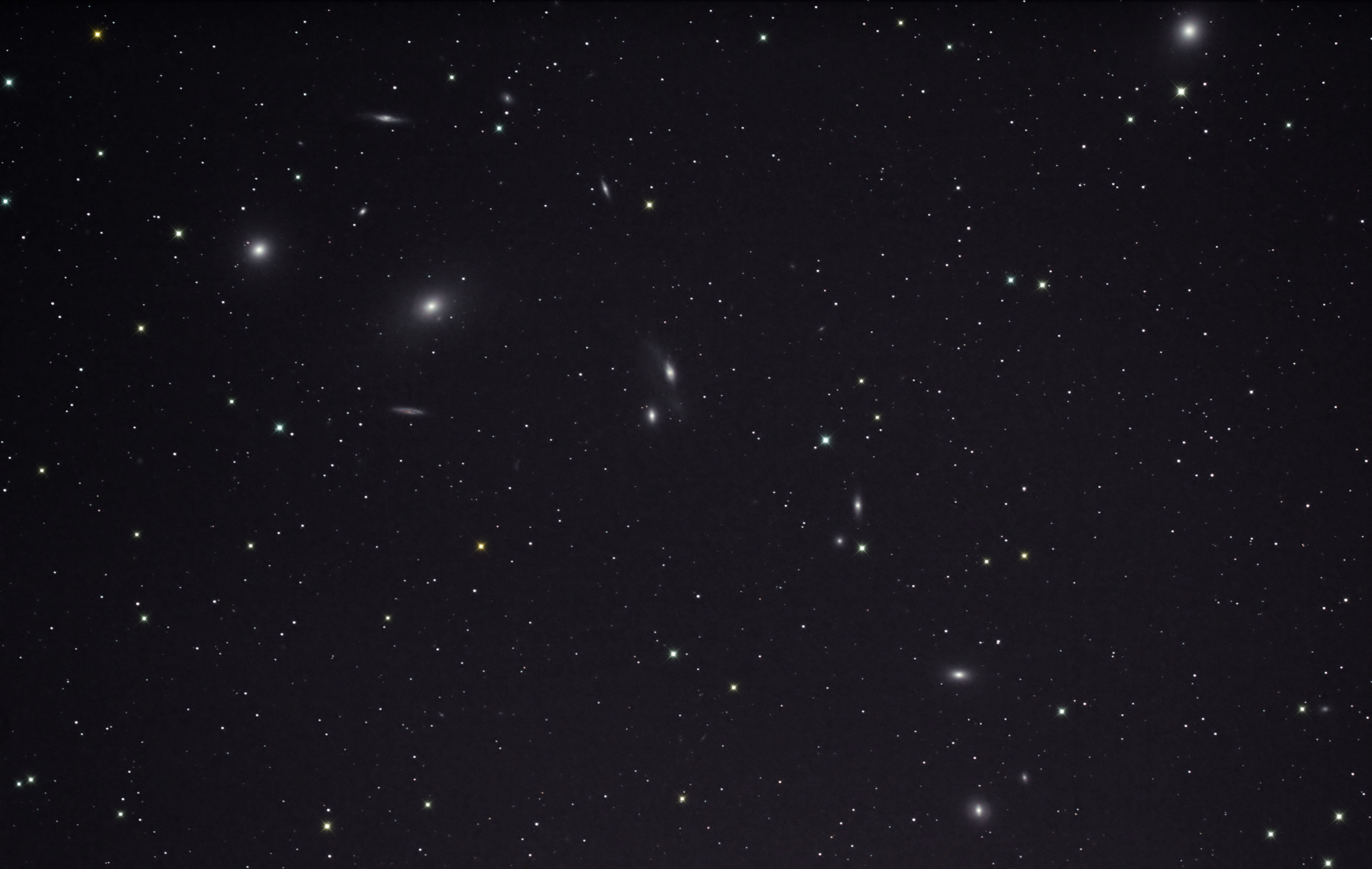 Amas de galaxies - Photo de Jean-Marie Bolle