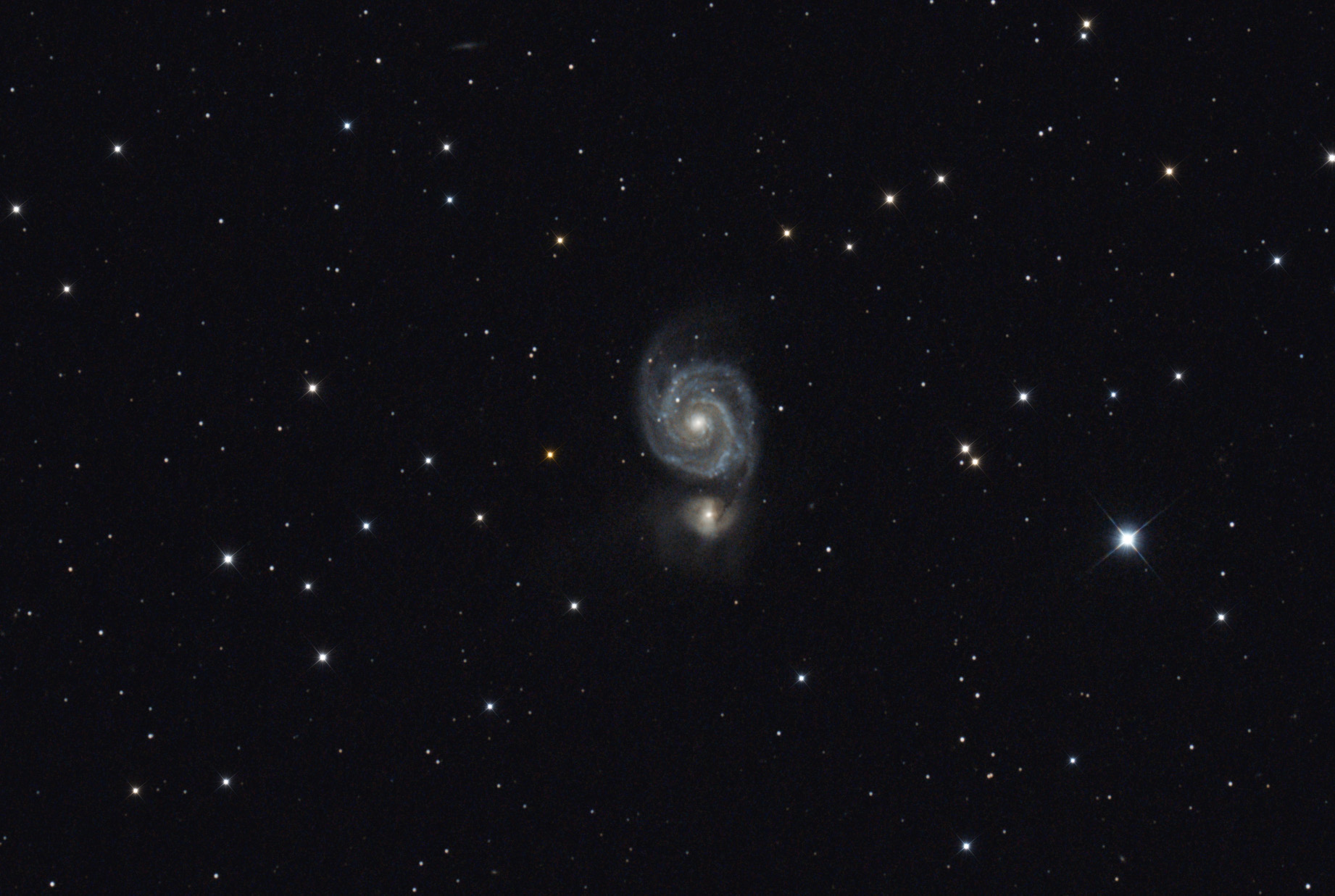M 51 - Photo de Jean-Marie Bolle