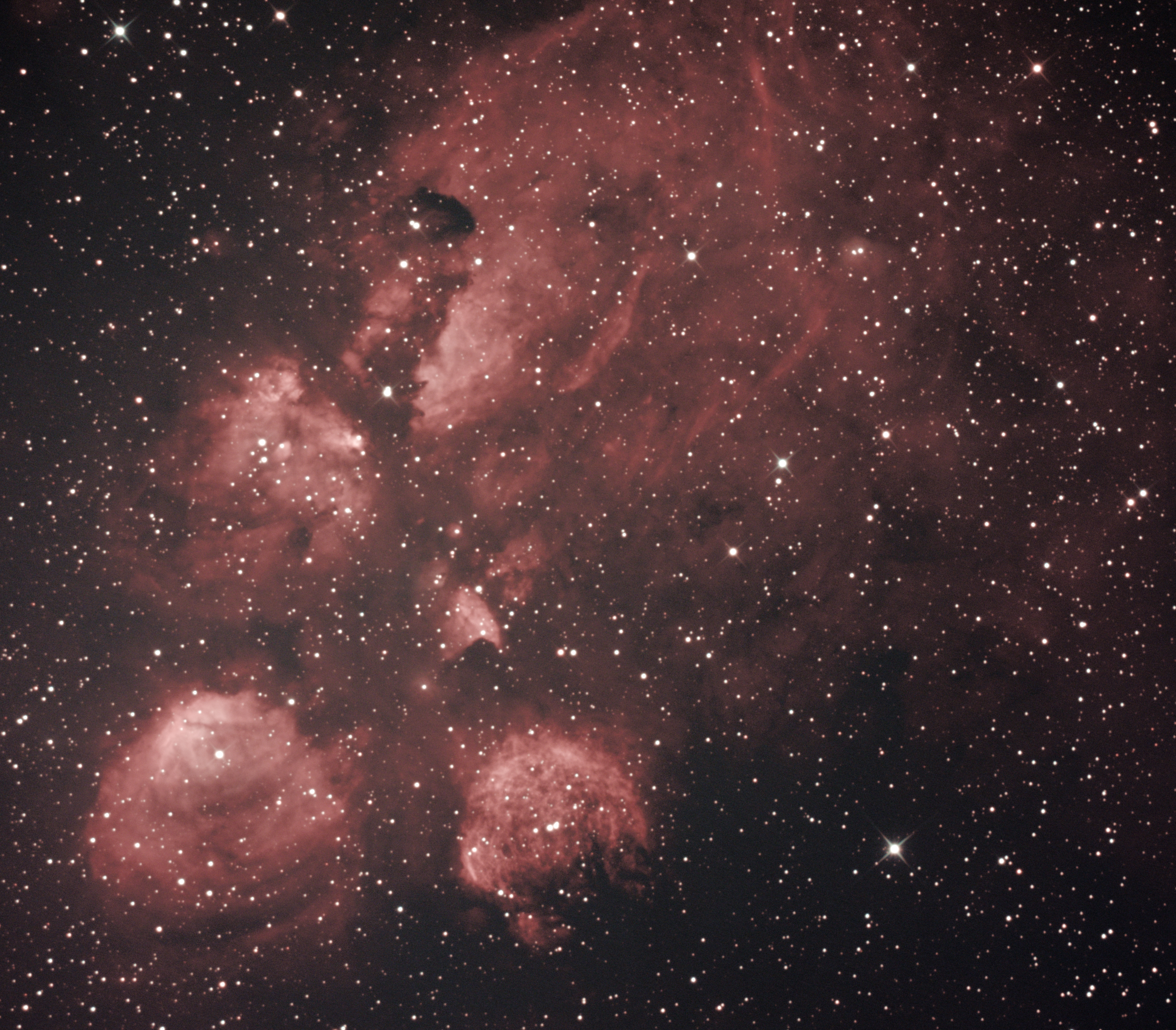 NGC 6334 - Photo de Gérard Hesler