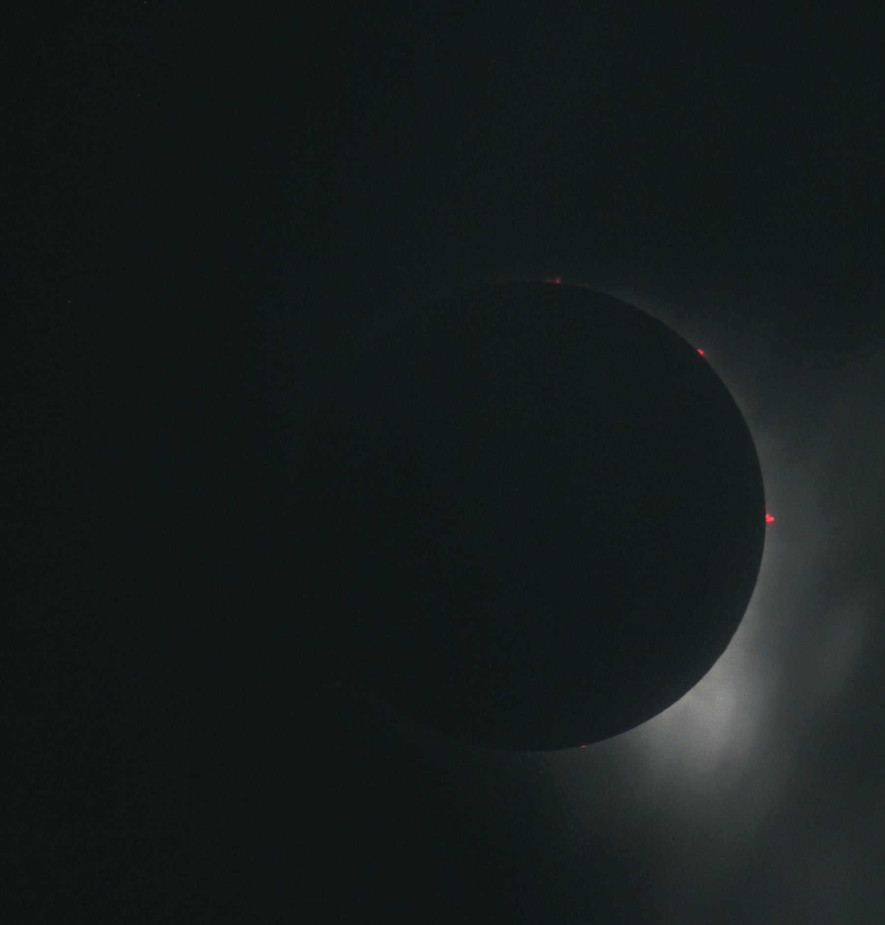 Eclipse du Soleil - Photo de Bernard Mondon
